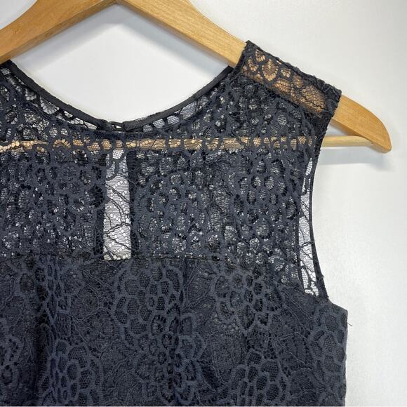 Milly of New York Lace Ruffle Sheath dress black - 2 - Picture 4 of 12